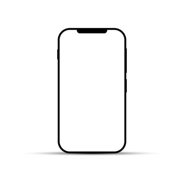 Minimal realistic 3d high quality vector mobile mockups design.