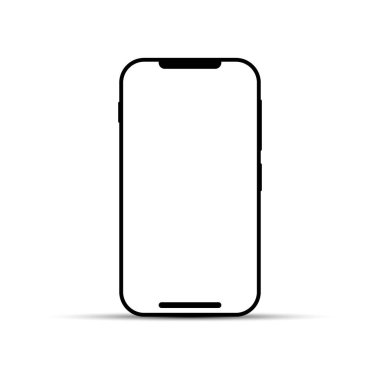 Minimal realistic 3d high quality vector mobile mockups design. 