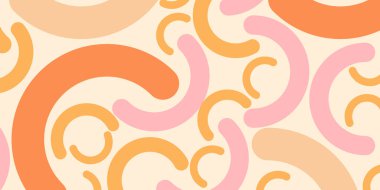 Abstract summer vibes background featuring overlapping fluid shapes in vibrant hues summer vibe art illustration design 