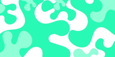 Asgari soyut sıvı arka plan ve yeşil renk kombinasyon tasarımı. Arkaplan konsepti tasarımı