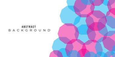 Pink and Blue Abstract Geometric Vector Background for Web and Business Design