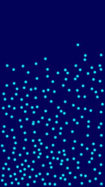 Soyut Neon Parçacıkları Mobil Arkaplanı. Mavi Dijital Toz Kalıbı Duvar Kağıdı