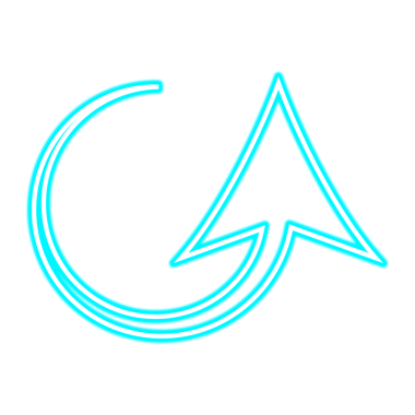 Neon Parıltısı Arrow Yenileme Simgesi. Vibrant Blue, Cyan, Pink PNG Dijital Tasarım ve Uygulama UI için Gelecek Yükleme, Yükleme ve Geliştirme Sembolü