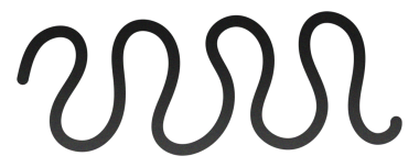 Grainy Wavy Line PNG ile Soyut Doku ve Gürültü Efekti. Estetik Dijital Akış Elementi