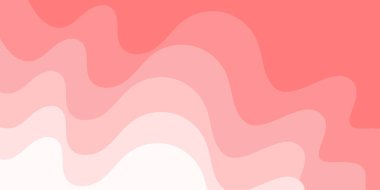 Yumuşak Pembe ve Beyaz Dereceli Soyut Dalgalı Arkaplan. Akan Organik Şekiller. Minimalist Tasarım, Sunum ve Dijital Sanat için Modern Sıvı Dalga Deseni