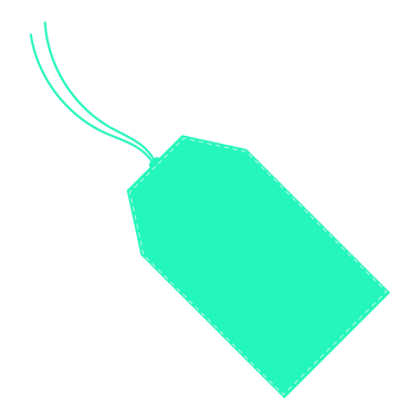 Tahıllı Boş Fiyat Etiketi. Ayrı Renkli Vektör Satış Etiketi. İndirim ve Tanıtım için Modern Gürültü Efekti Tasarımı