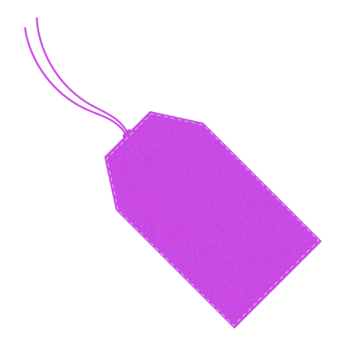 Tahıllı Boş Fiyat Etiketi. Ayrı Renkli Vektör Satış Etiketi. İndirim ve Tanıtım için Modern Gürültü Efekti Tasarımı