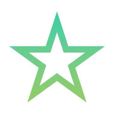 Graminyum Gradyan desenli çok renkli yıldız simgesi. Soyut Retro Y2K Estetik Yıldız Şekli. Gürültü Efekti Tasarım Elemanı