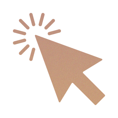 Grainy Gradient İmleci Simge Tasarımı. Desenli Dijital Fare Etkileşimi İşaretleyici 