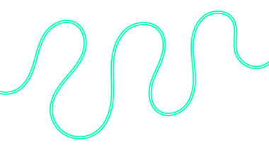 Dinamik Neon Parıltı Dalgası Kurdelesi. Dijital Arkaplan ve Kenarlık için Canlı, Döngülü ve Yumuşak Dalgalı Çizgi Tasarım Elemanları