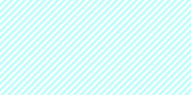 Kusursuz Şekersiz Çizgili Şekerleme Yöntemi Vektör Arkaplanı. Pastel Aqua ve Beyaz Ambalaj Kağıt Dokusu