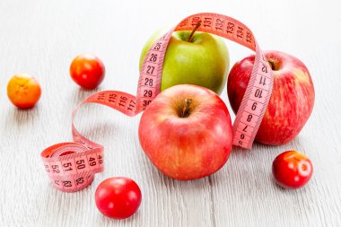 Yeşil ve Kırmızı elma ile ölçme aygıtı