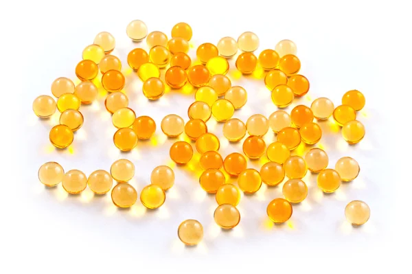 Fish oil in the beads — Stock Photo, Image