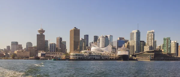 Vancouver Cruise Gemi liman ve Finans Merkezi — Stok fotoğraf