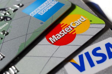Londra - Eylül 2015: Mastercard yakından