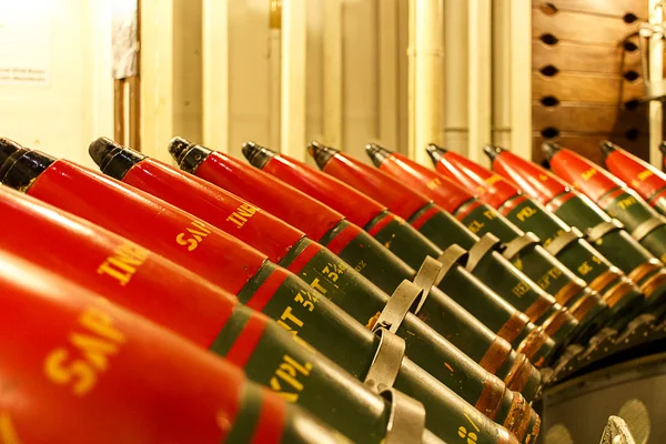 Ammunition, Artillery Shells — Stock Photo, Image