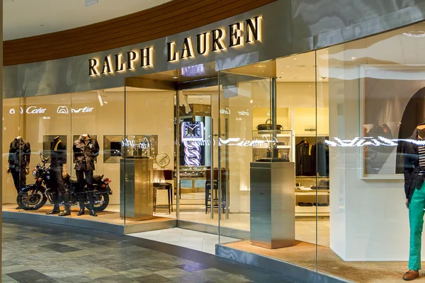 SINGAPUR - MAYO 2016: Ralph Lauren Diseñador Boutique — Foto de Stock