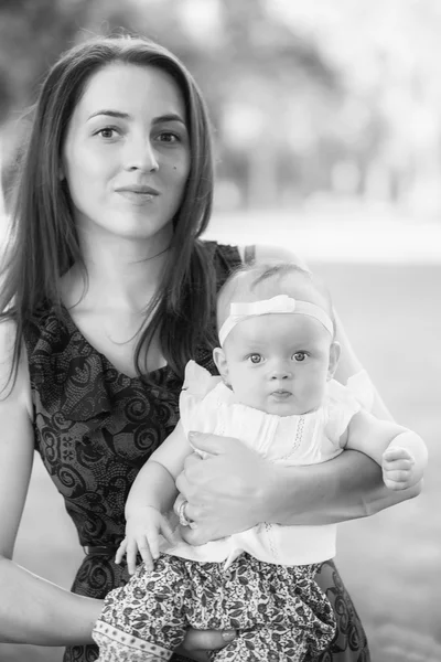 Pretty mother and daughter Stock Image