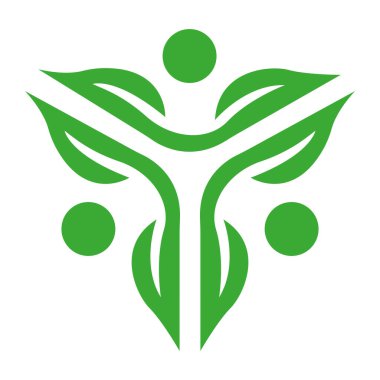 Human Tree Growth People Care Icon Template Vector Modern Logo Design