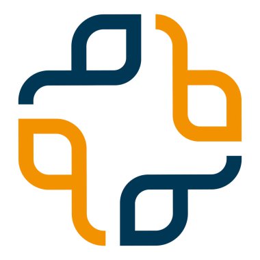 Tıbbi Çapraz Sağlık Logosu Tasarım Hizmetleri Vektörü