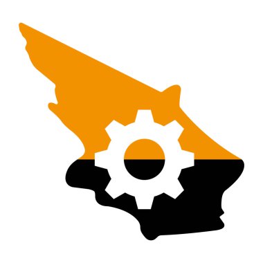 Vites Müdürü Profil Mühendisliği Endüstrisi Logosu