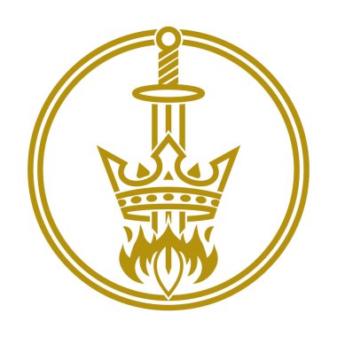 Kraliyet Kraliyet Amblemi Lüks Marka Logosu