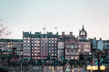 Binalar ve evler Edinburgh, İskoçya