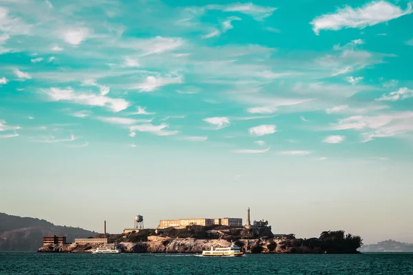 Więzienie Alcatraz w san francisco, Kalifornia — Zdjęcie stockowe