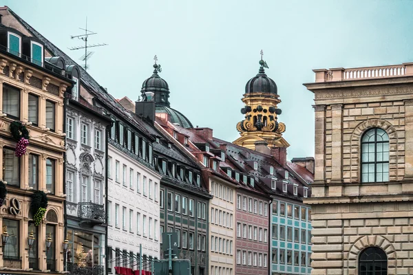 Munich buildings and houses, Germany — Stock Photo, Image