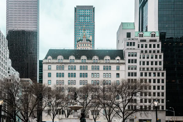 맨하탄, 뉴욕시에서 센트럴 파크 근처 건물 — 스톡 사진