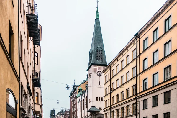 Strade ed edifici di Stoccolma, Svezia — Foto Stock