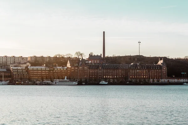 建物やストックホルム、スウェーデンの島 — ストック写真