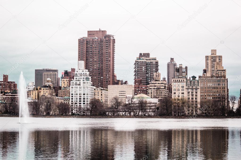 Buildings near Central Park in Manhattan, New York City