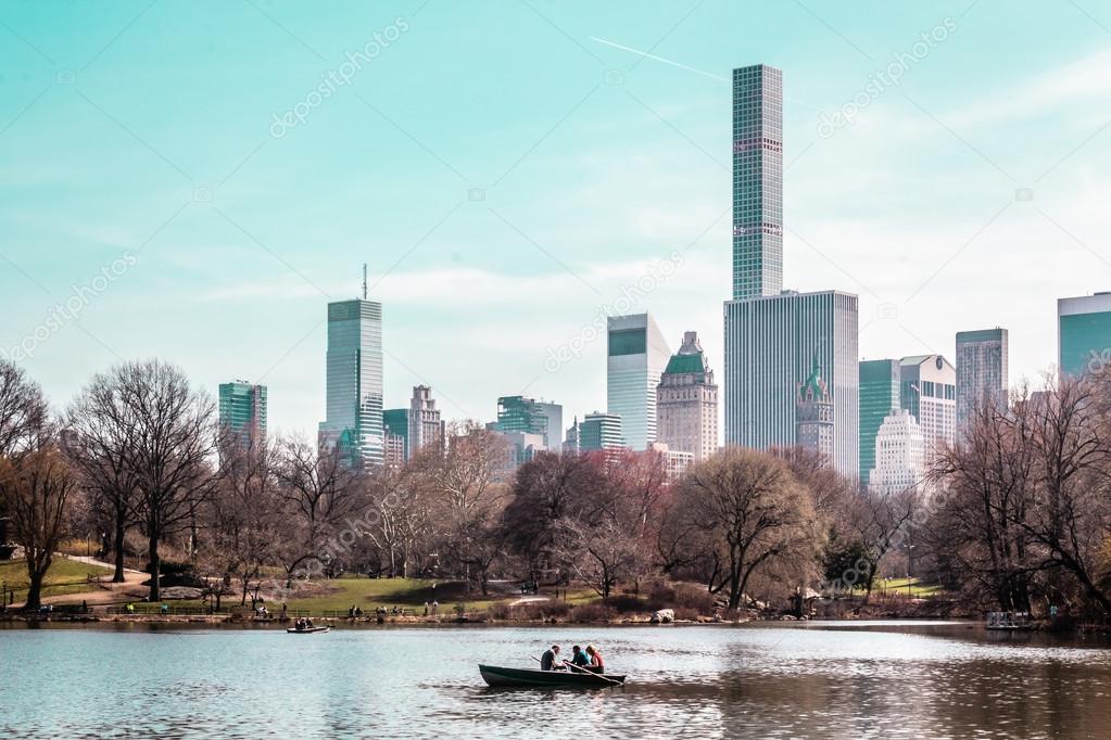 Buildings near Central Park in Manhattan, New York City