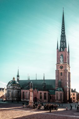 Riddarholm kilisede Old Town (Gamla Stan) Stockholm, İsveç