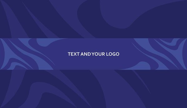 Abstract Blue Channel Banner Template for your channel