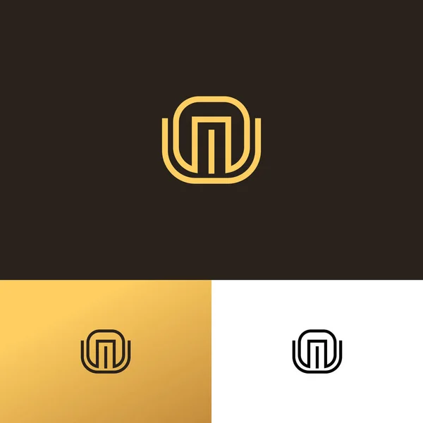 Minimalist Abstract Logo Design Technology Logo Mining Logo — Stockvector