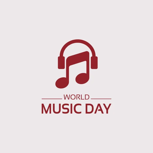 Kırmızı Üs Renkli Dünya Müzik Günü, Uluslararası Müzik Günü, Müzik Günü sosyal medya paylaşımı