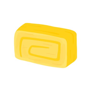 Tatlı Enfes Tamagoyaki, Japon Yumurta Yuvarlağı Simge Yemek Çizgi Filmi Vektör İllüstrasyonu Şeffaf Arkaplanda İzole Edildi