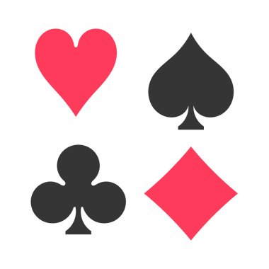 iskambil kartlarını elbiseleri.