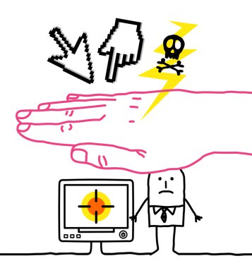 büyük el ve çizgi film karakterleri - Siber Suçlar