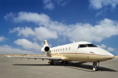 Park edilmiş Executive Jet 