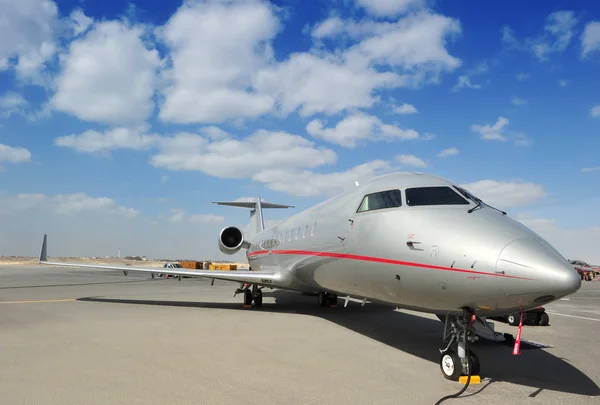 Prata Executive Jet — Fotografia de Stock
