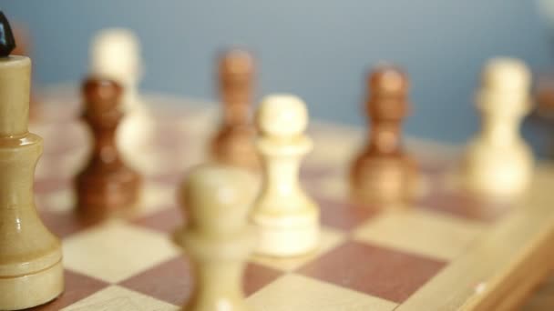 Roi et pions sur l'échiquier 