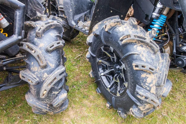 Afipsip Rusia Octubre 2020 Brp Can Quad Bikes Mud Racing — Foto de Stock