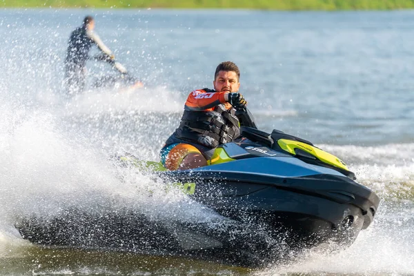 Krasnodar Rusia Julio 2020 Brp Sea Doo Piloto Motos Acuáticas —  Fotos de Stock