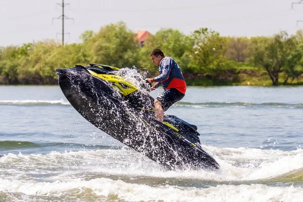 Krasnodar Rusia Julio 2020 Brp Sea Doo Jet Ski Driver —  Fotos de Stock