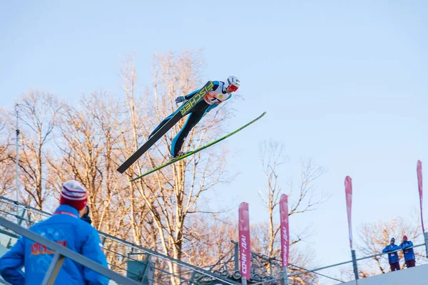 Sochi Russia February 2013 Ski Jumping 2014 Winter Olympics Held — Stock Photo, Image