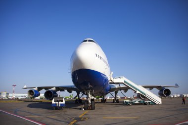 Jet uçakları havaalanında