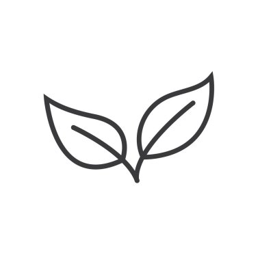leaf eco friendly icon vector concept design template